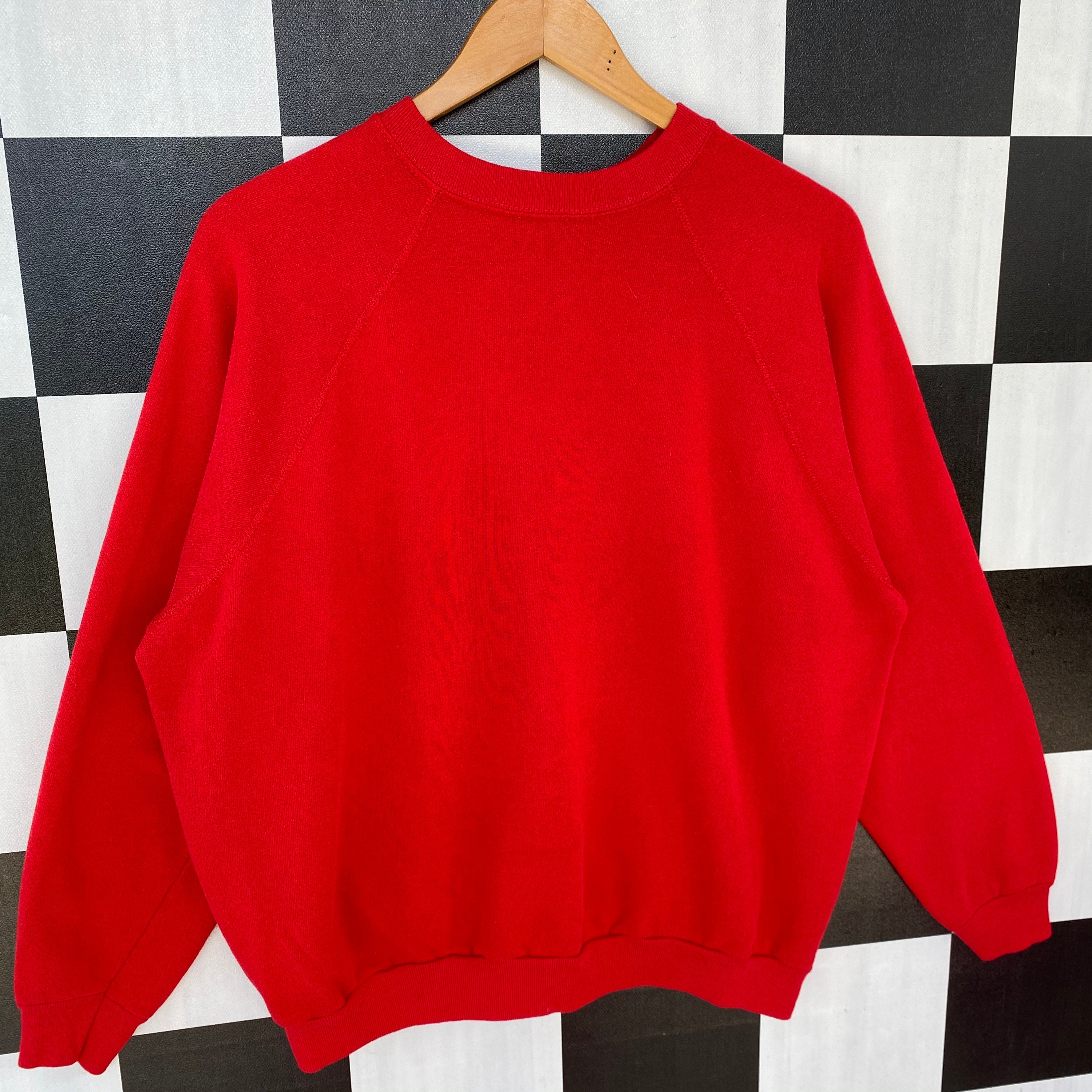 Vintage 90s Tultex Sweatshirt Jumper Tultex Crewneck Plain | Etsy