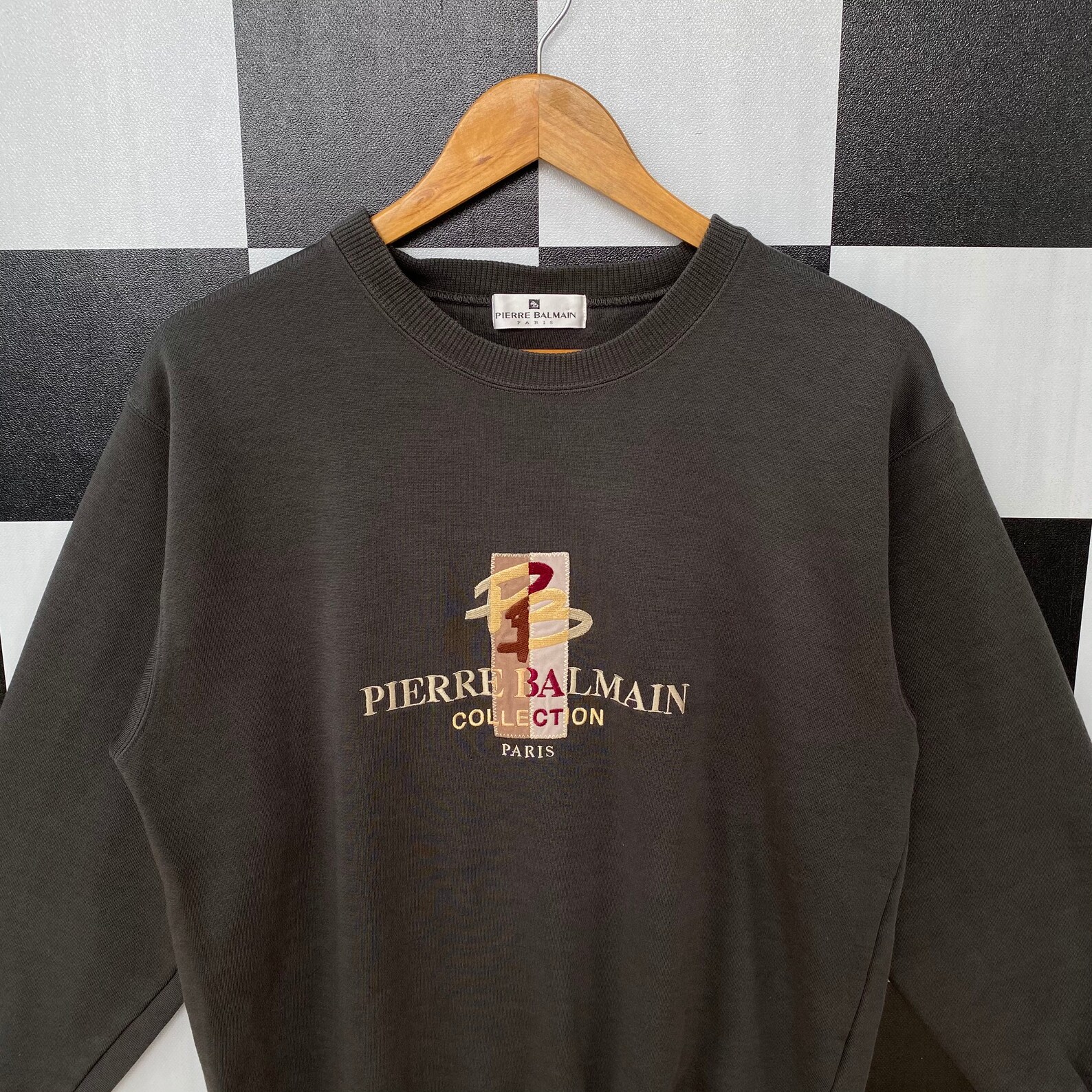 Vintage Pierre Balmain Paris Sweatshirt Jumper Pierre Balmain | Etsy