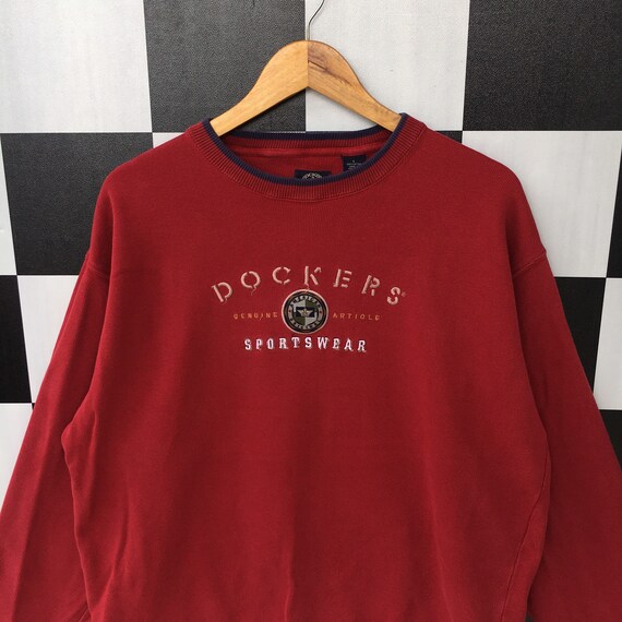 Vintage 90s Dockers Sweatshirt Jumper 