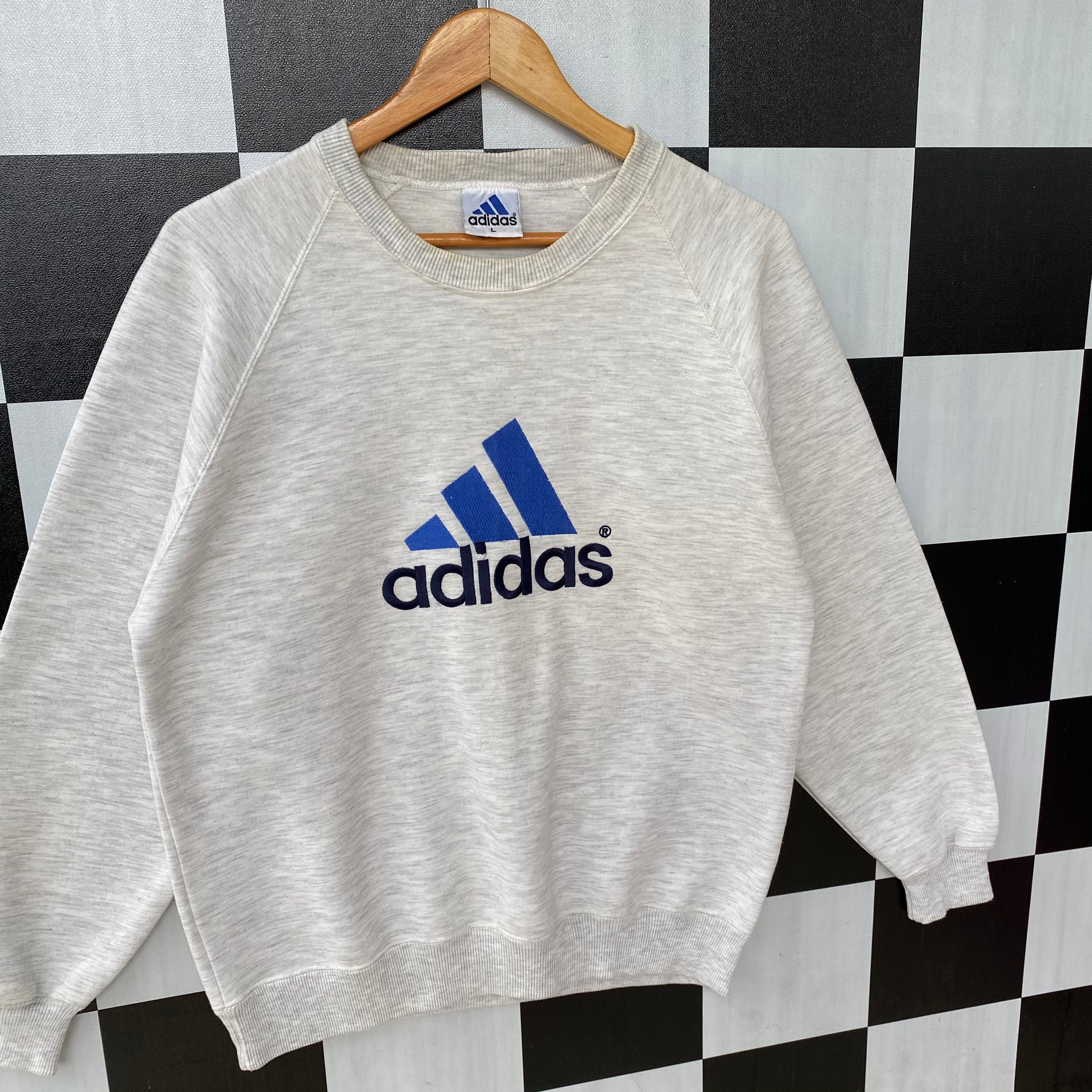 Vintage 90s Adidas Sweatshirt Jumper Adidas Equipment Crewneck | Etsy