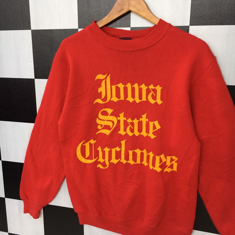 Vintage 90s Iowa State Cyclones Sweatshirt Jumper Iowa State | Etsy