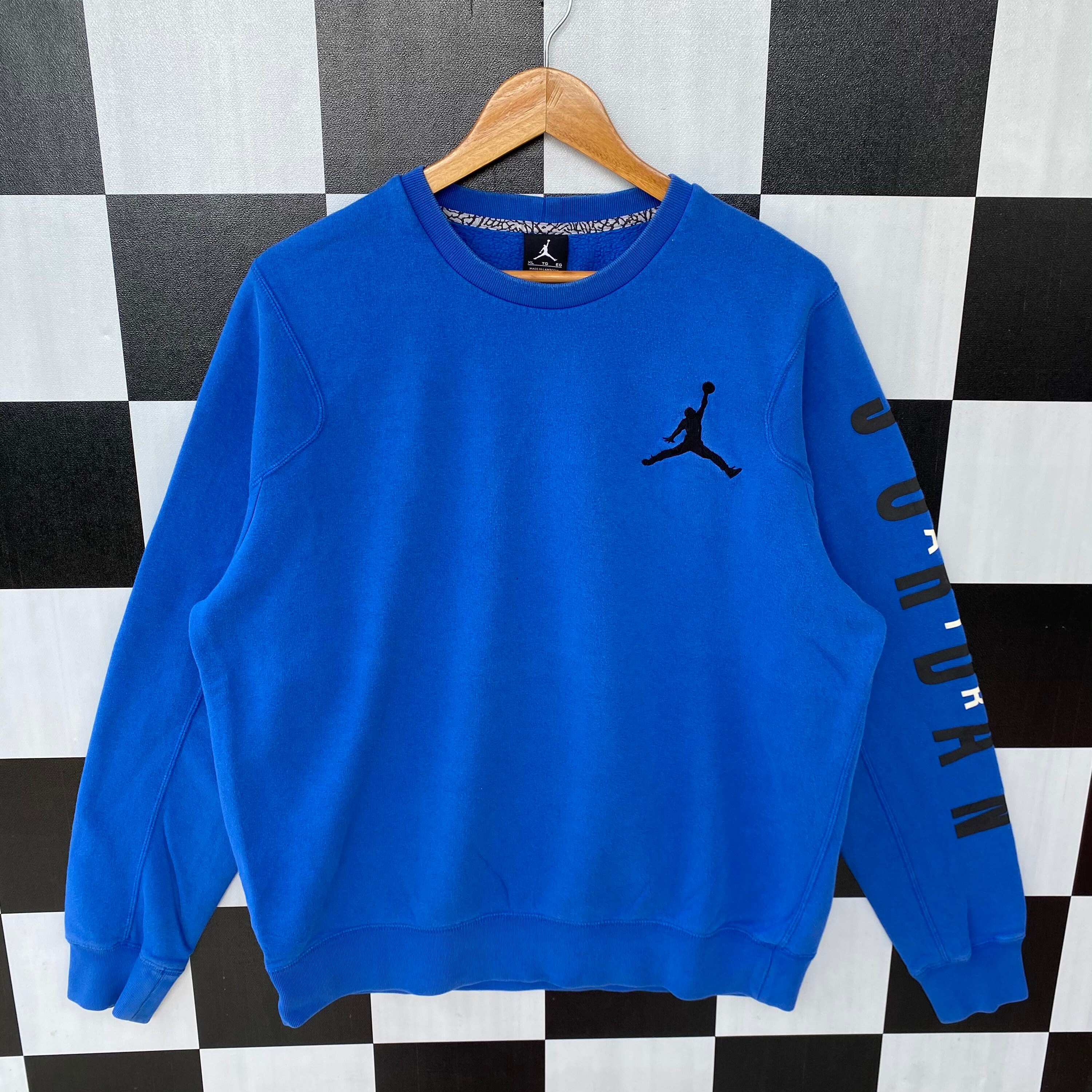 light blue jordan jumper
