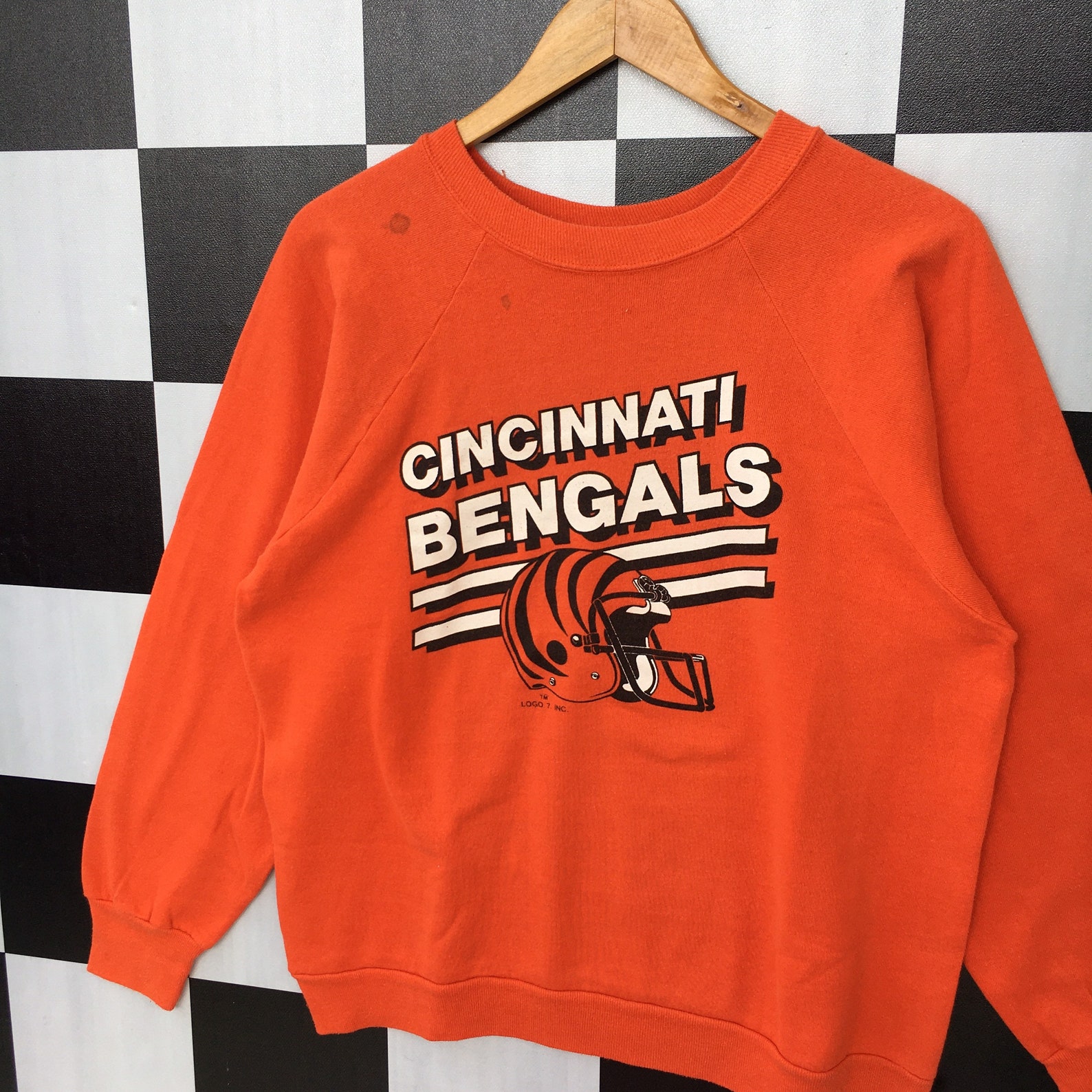 Vintage 90s Cincinati Bengals Nfl Sweatshirt Jumper Cincinati Etsy