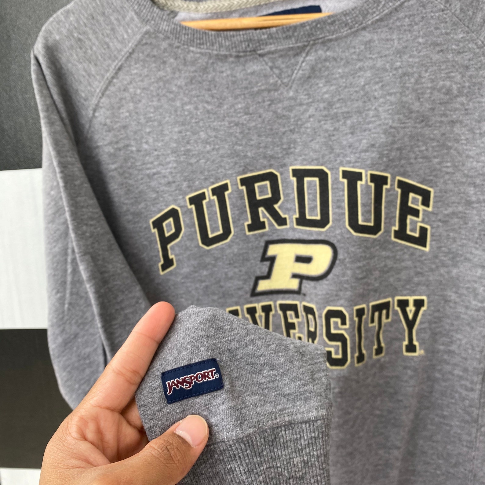 Vintage 90s Purdue University Sweatshirt Jumper Purdue Etsy