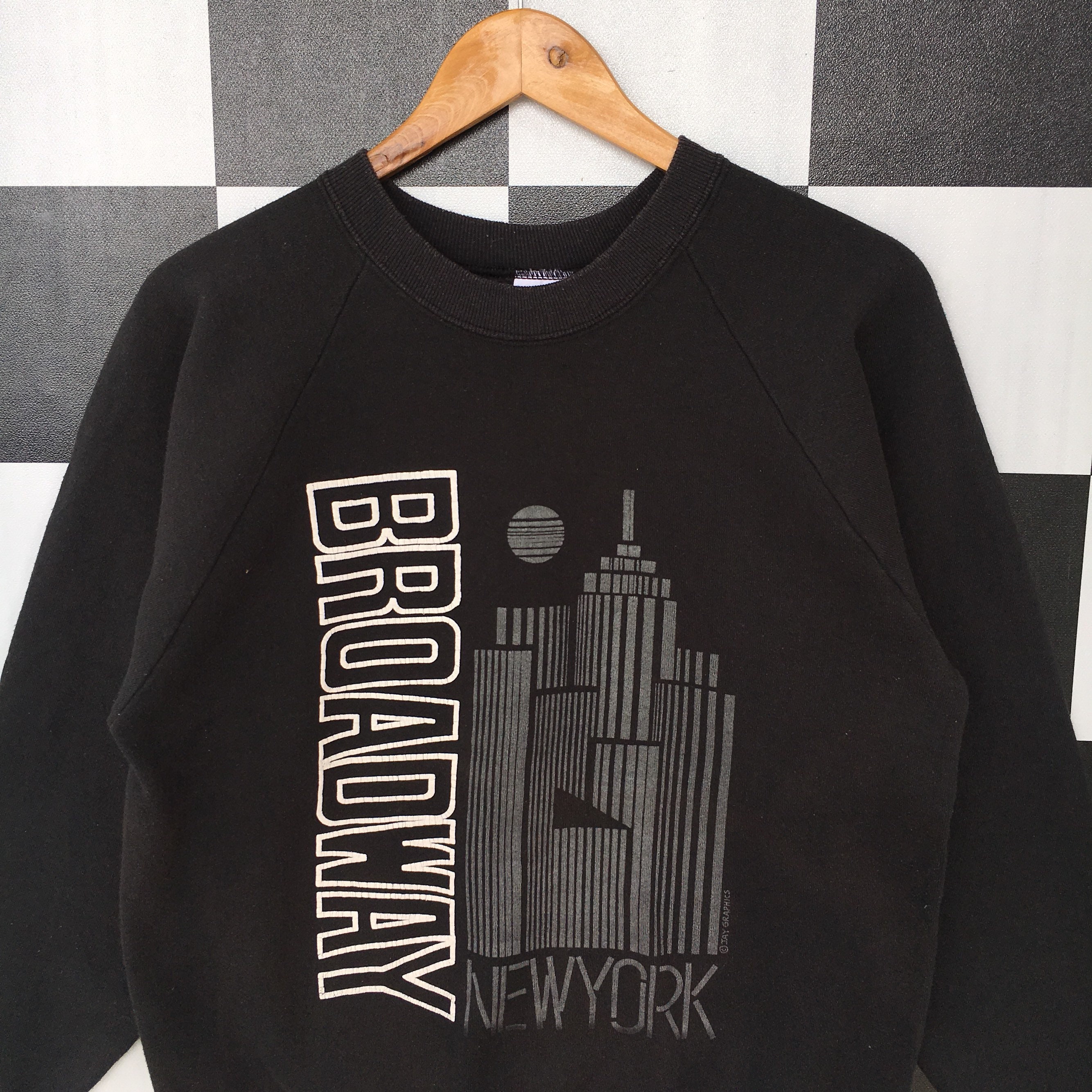 Vintage 90s Broadway Newyork Sweatshirt Jumper Broadway | Etsy