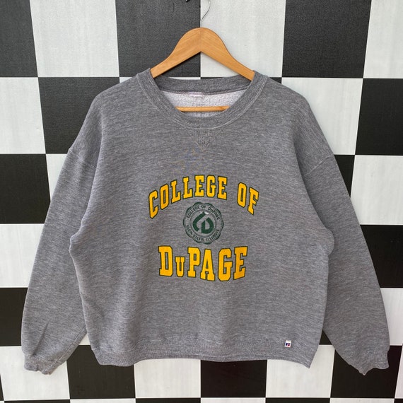 Vintage 90s College Of DuPage Sweatshirt Jumper College Of | Etsy