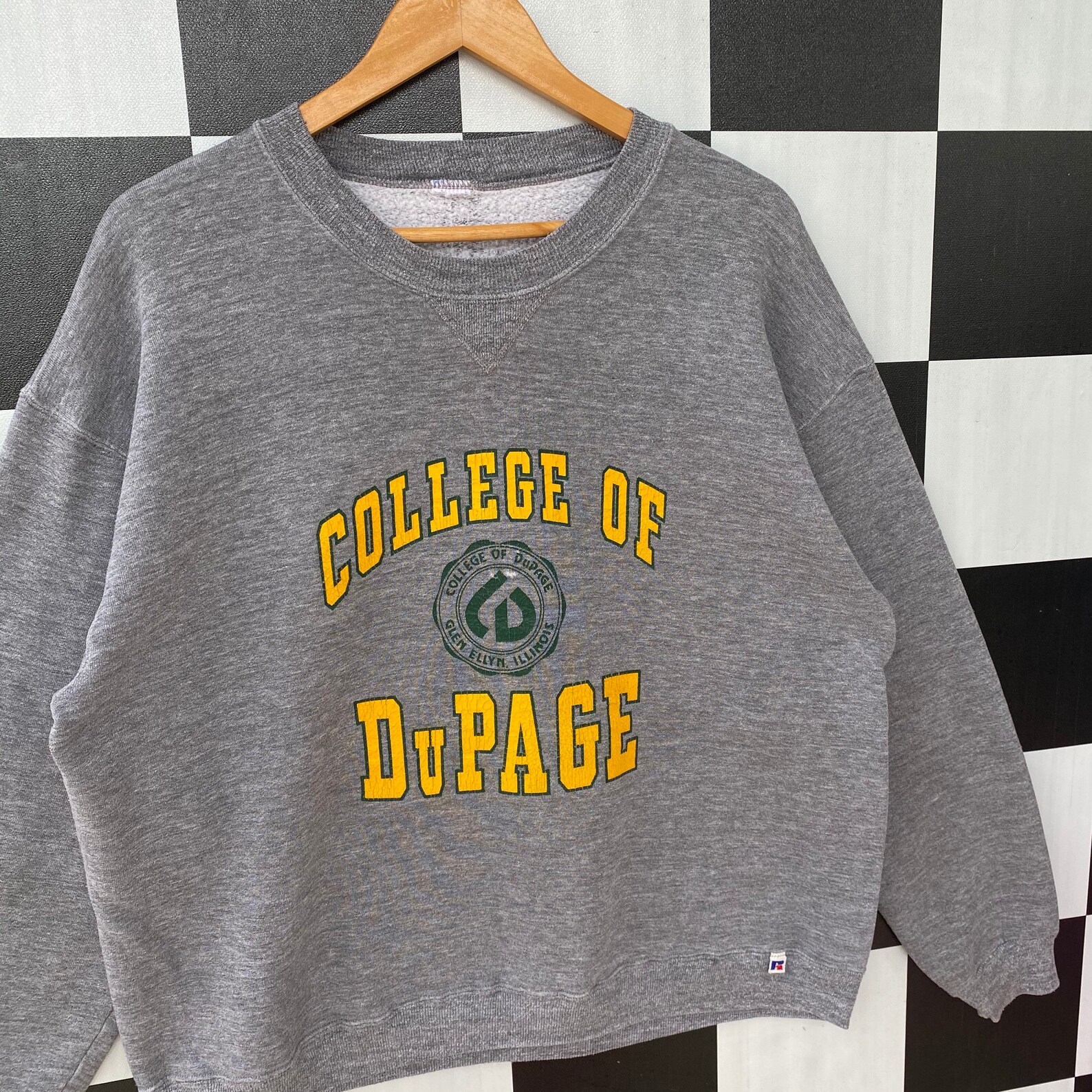 Vintage 90s College of Dupage Sweatshirt Jumper College of | Etsy