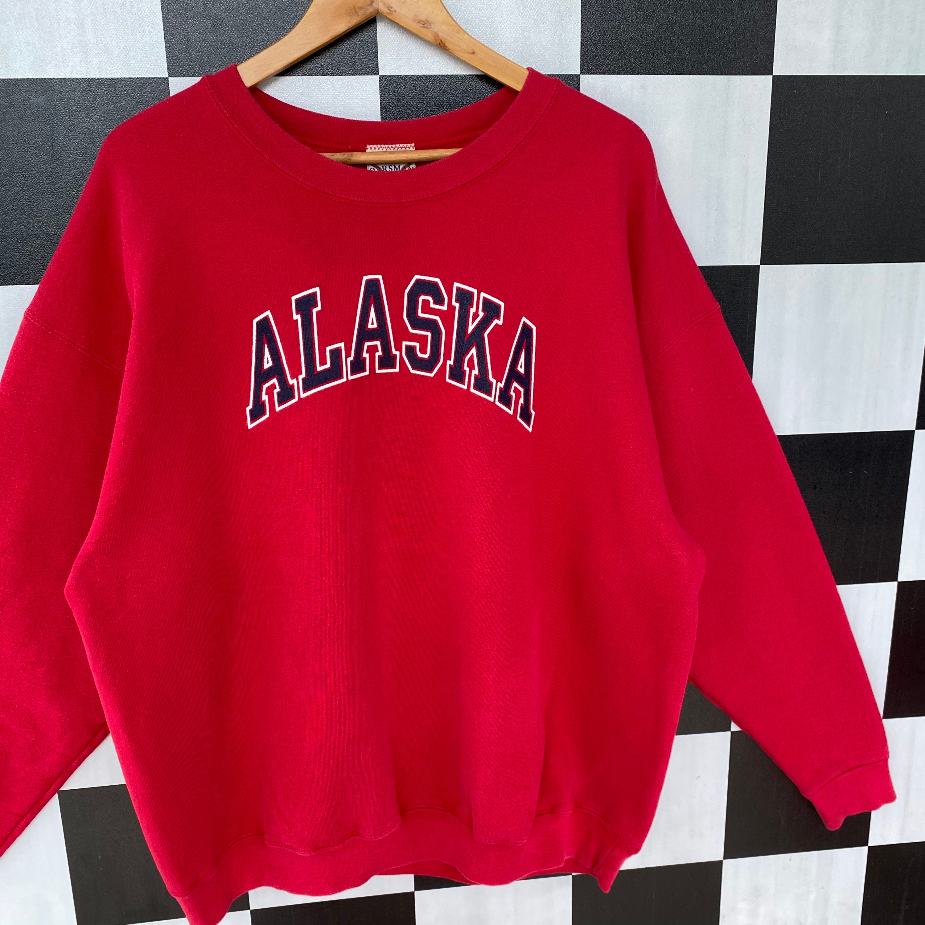 Vintage 90s Alaska Sweatshirt Jumper Alaska Crewneck Spell Etsy