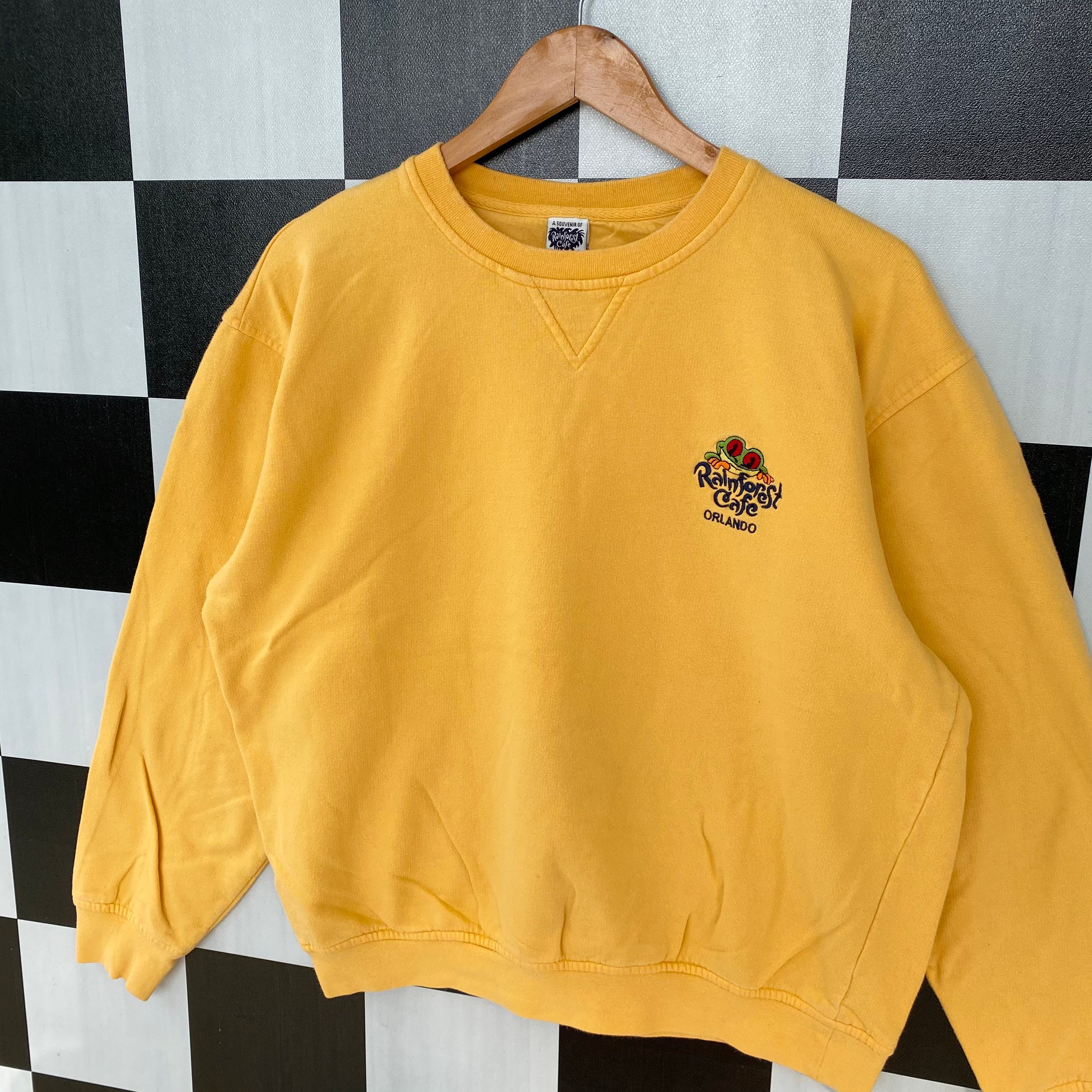 Vintage Rainforest Cafe Orlando Sweatshirt Jumper Rainforest Etsy