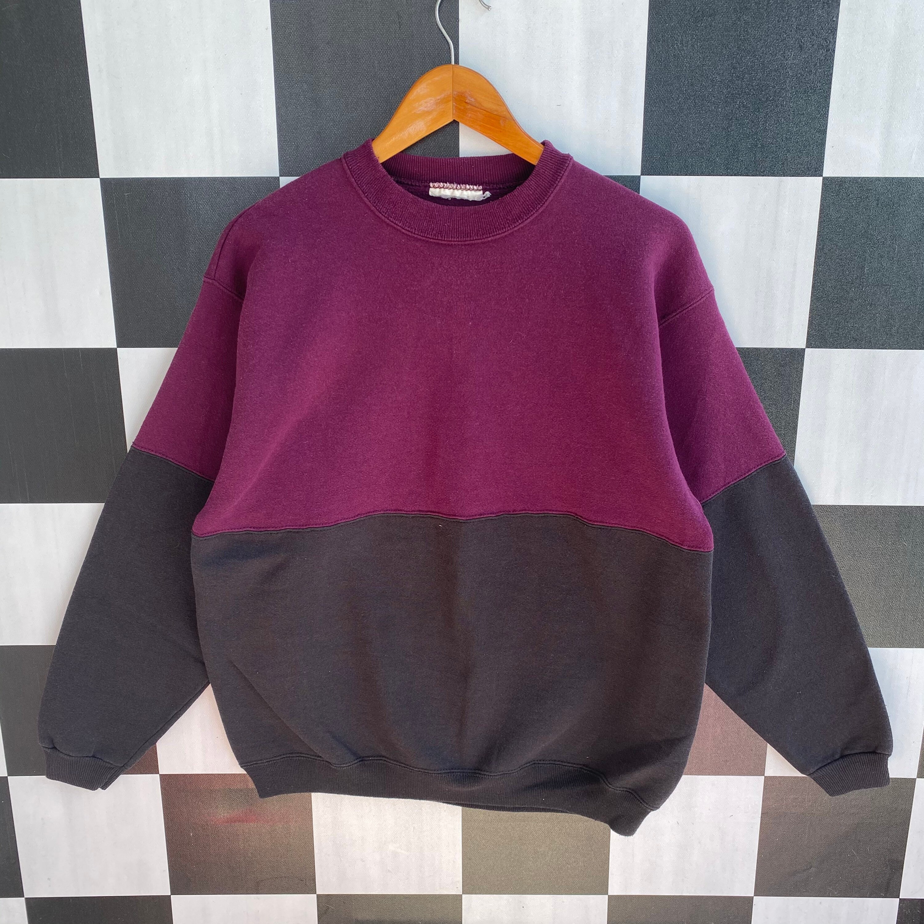 90s colour block jumper