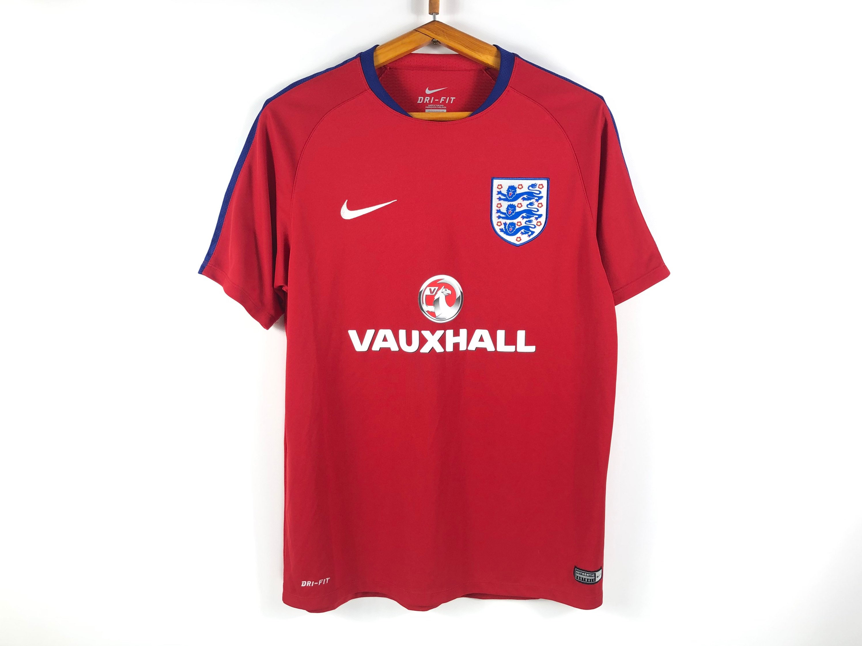 merknaam Omdat Ontbering England Nike Training Adult Size L Football Soccer Shirt Top - Etsy