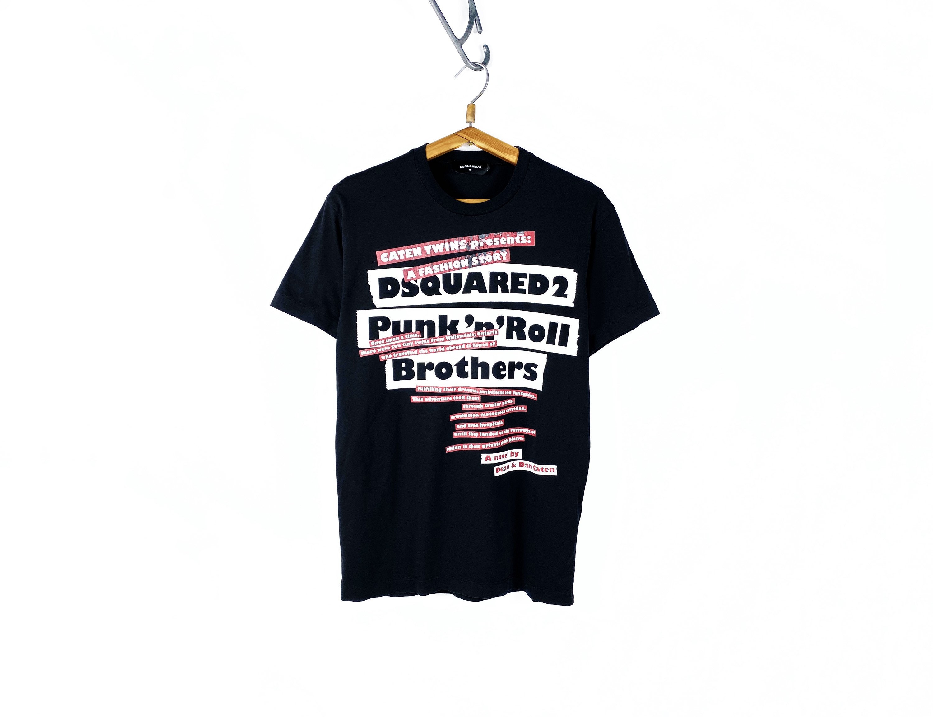 Bereid programma Schrikken DSQUARED2 T-shirt dragen zeldzame t-shirt maat M rocker retro - Etsy  Nederland