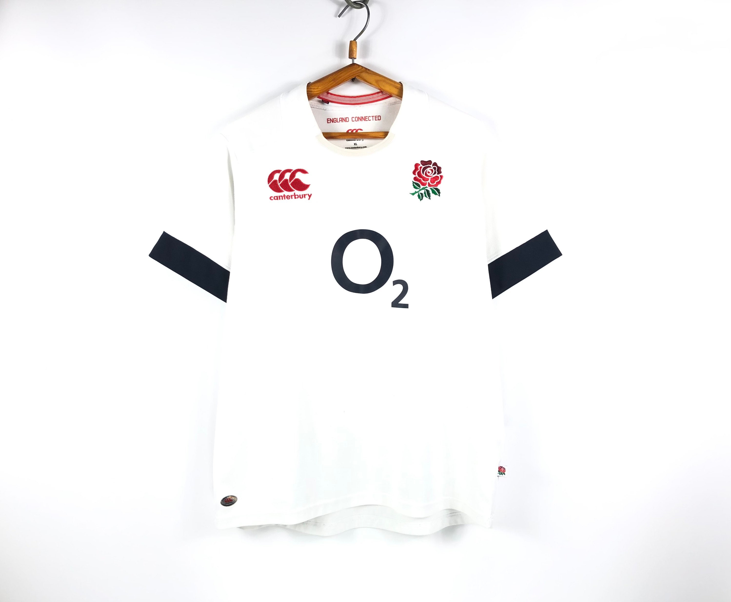 También asqueroso Reorganizar Rare Canterbury England Rugby Union Home Shirt 2013/14 Talla - Etsy España