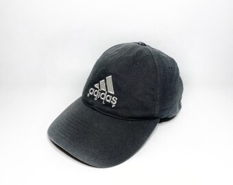 Vintage ADIDAS Golf Big Logo Cap Black 