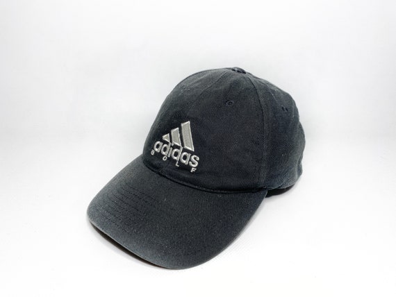 Hacer un muñeco de nieve Ceder el paso Licuar Vintage ADIDAS Golf Big Logo gorra negra sombrero deportivo - Etsy España