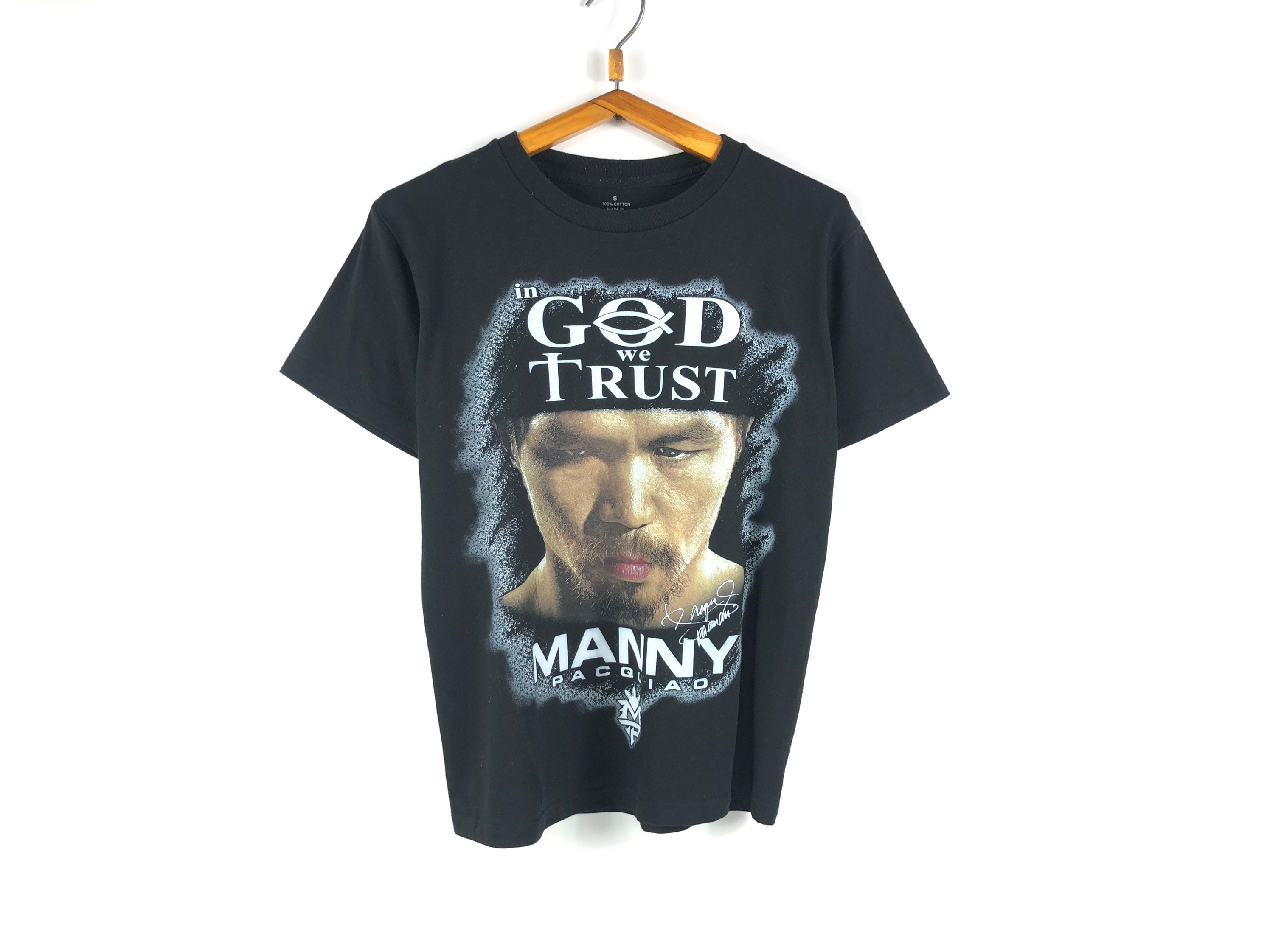Rare God Confiamos en Pacquiao Camiseta - Etsy España