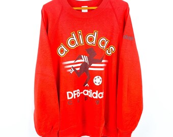 red addidas jumper