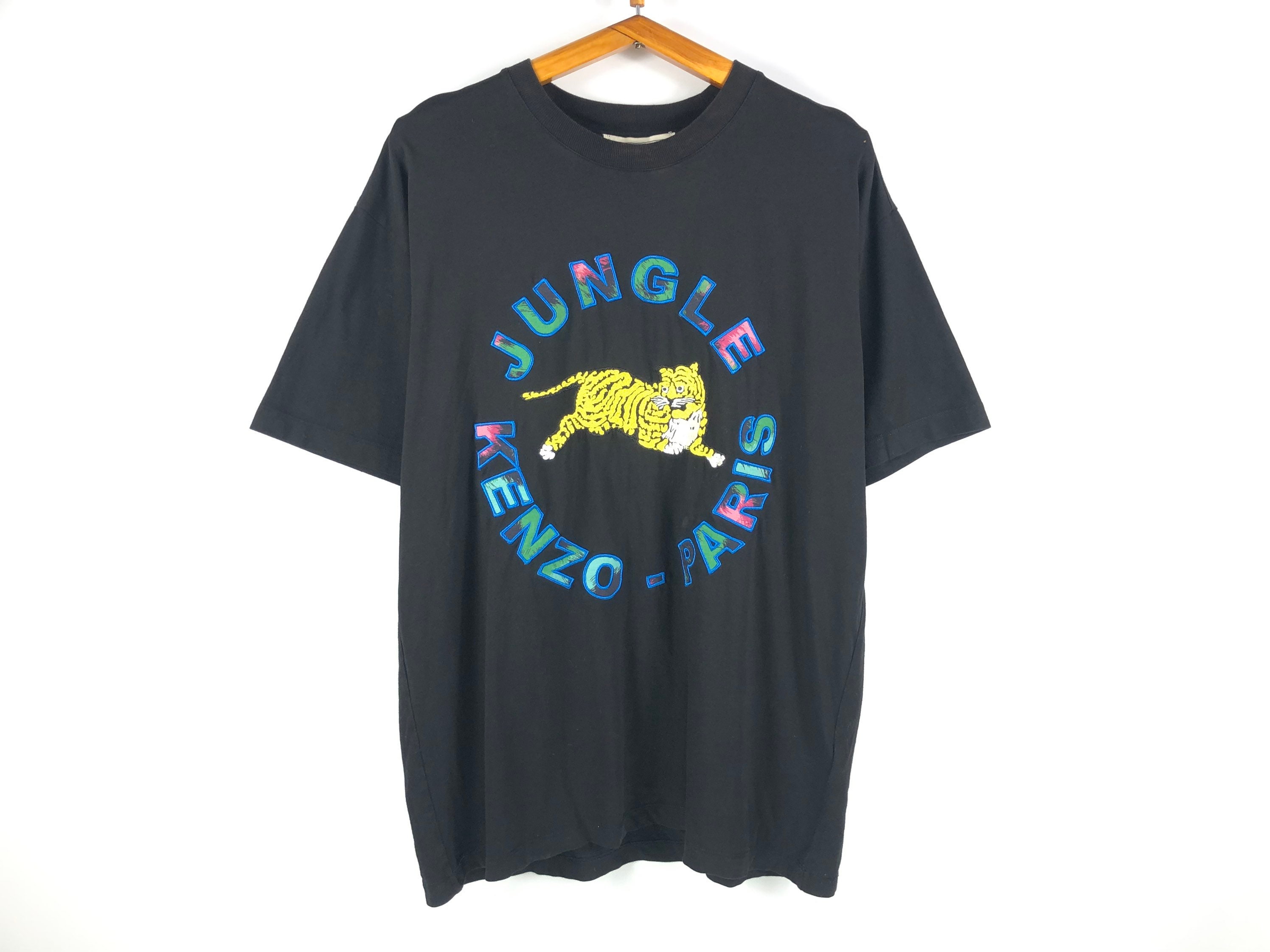 Kenzo x Jungle Paris T-shirt heren zwart maat - Nederland