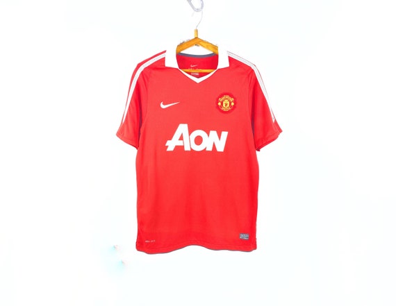 Nike Manchester United Jersey camiseta AON Size M - Etsy España