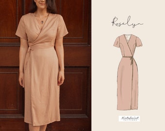 etsy wrap dress