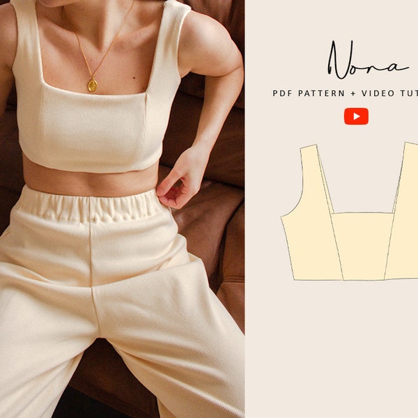 Square Neck Pattern Etsy