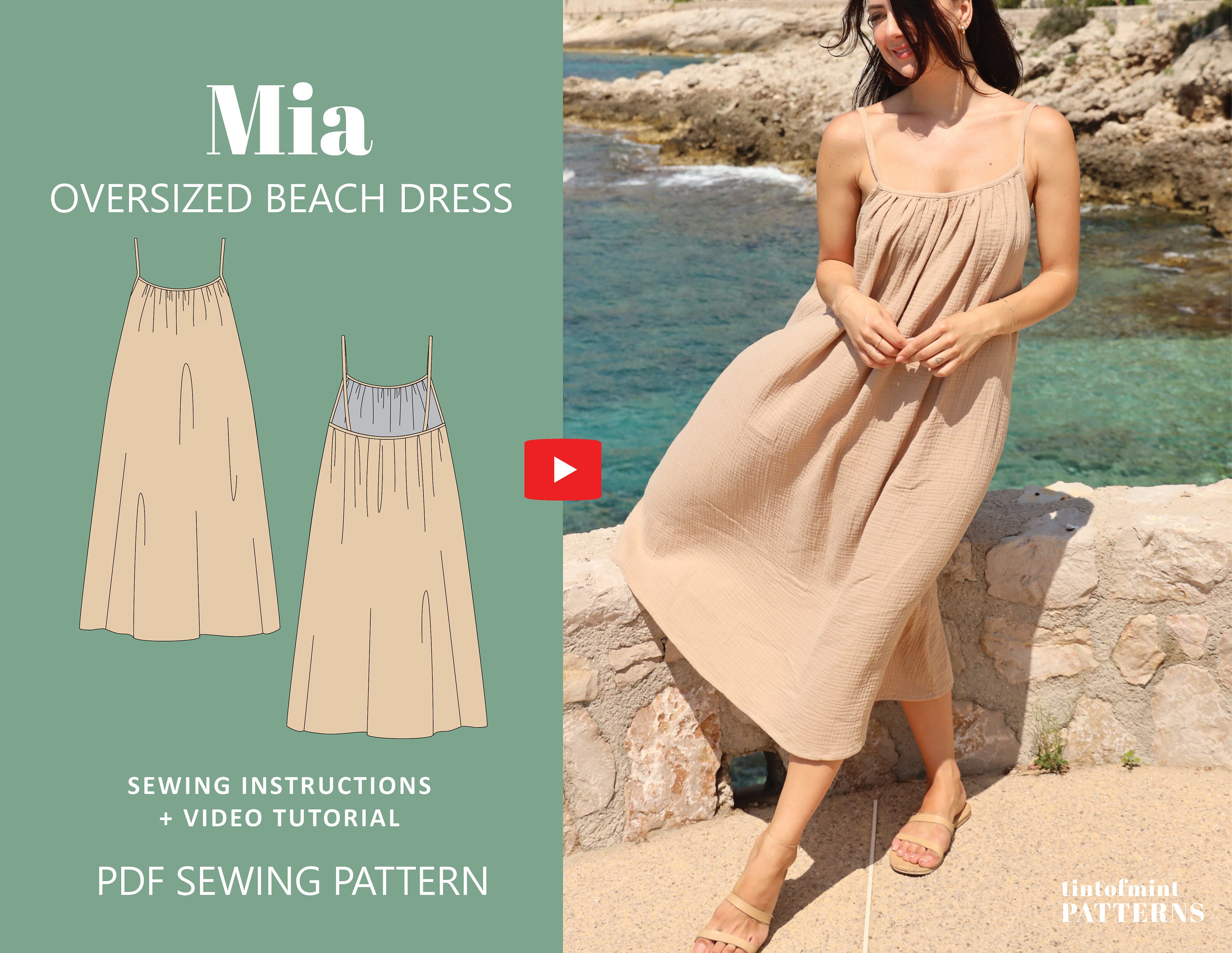 - Mint Beach Etsy Dress