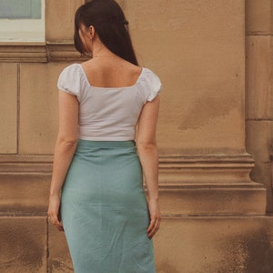 Solène Wrap Midi Skirt Digital Pattern // UK 4-24, US 0-20 // PDF Sewing Patterns image 4