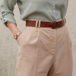 Inès High Waisted Trousers Digital Pattern // UK 4-24, US 0-20 // PDF Sewing Patterns image 4