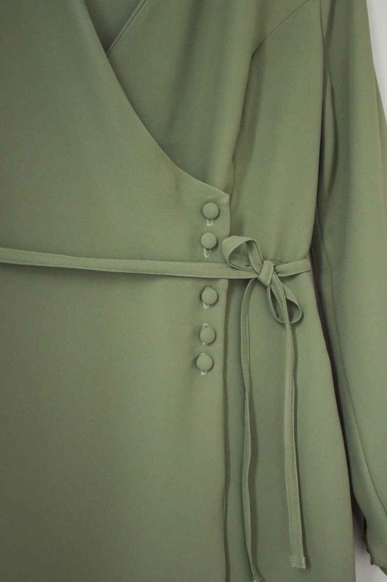 Juliette Button Wrap Midi Dress Digital Pattern // UK 4-24, US 0-20 // PDF Sewing Patterns image 2