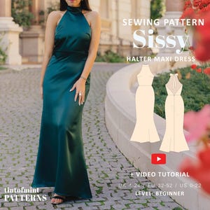 Sissy Dress Patron de couture numérique PDF / Royaume-Uni 4-24 ans, États-Unis 0-20 ans / + Tutoriel vidéo