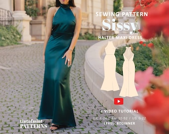 Sissy Dress PDF Digital Sewing Pattern / UK 4-24, US 0-20 / + Video Tutorial
