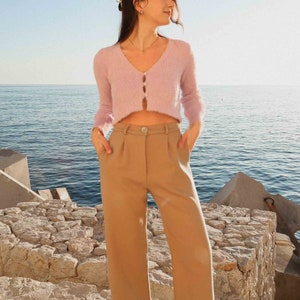 Taylor High Waisted Wide Leg Trousers Digital Pattern // UK 4-24, US 0-20 // PDF Sewing Patterns image 2