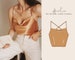 Amélie Cowl Neck Cami Cross Back Top Digital Pattern // UK 6-16, US 2-12 // PDF Sewing Patterns