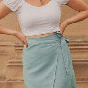 Solène Wrap Midi Skirt Digital Pattern // UK 4-24, US 0-20 // PDF Sewing Patterns image 3