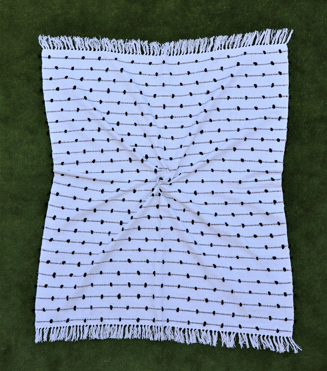 Cotton Woven Jacquard Soft Cotton Throw Blanket for Sofa Bed Etsy