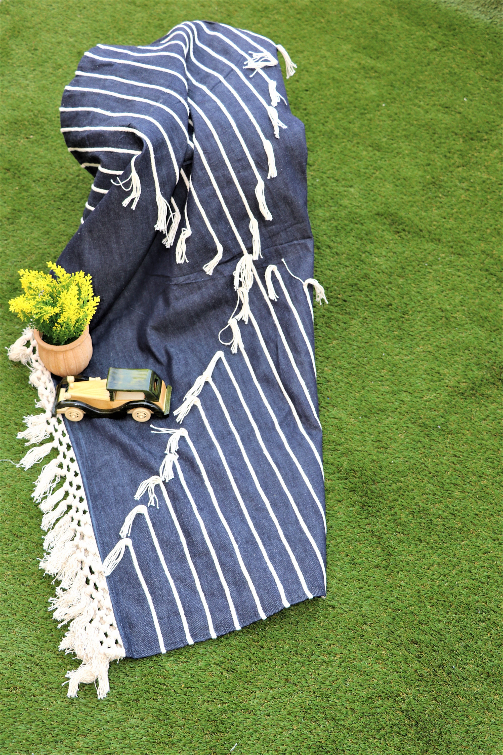 100 Cotton Authentic Denim Woven Throw Blanket for Sofa Bed Etsy UK