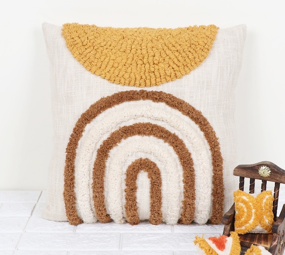 handmade designer pillows decorative pillows for sofa mustard couch pillow  cover