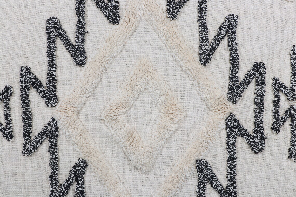 Cotton Woven Tufted Soft Cotton Throw Blanket for Sofa Bed Etsy