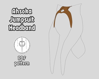 Ahsoka Headband Jumpsuit – EVA Foam Cosplay Pattern (PDF)