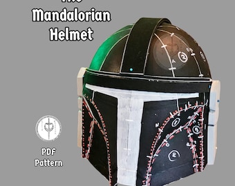 Mando Helmet Pattern for EVA Foam - DIY Cosplay with Printable PDF Instructions