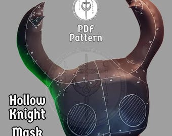 EVA Foam Insect Helmet Pattern: DIY Cosplay Hollow Mask Template - Printable PDF for Crafting