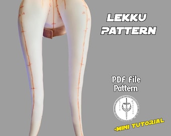 Lekku Pattern PDF for Twi'lek Cosplay - Printable Template with DIY Video Guide