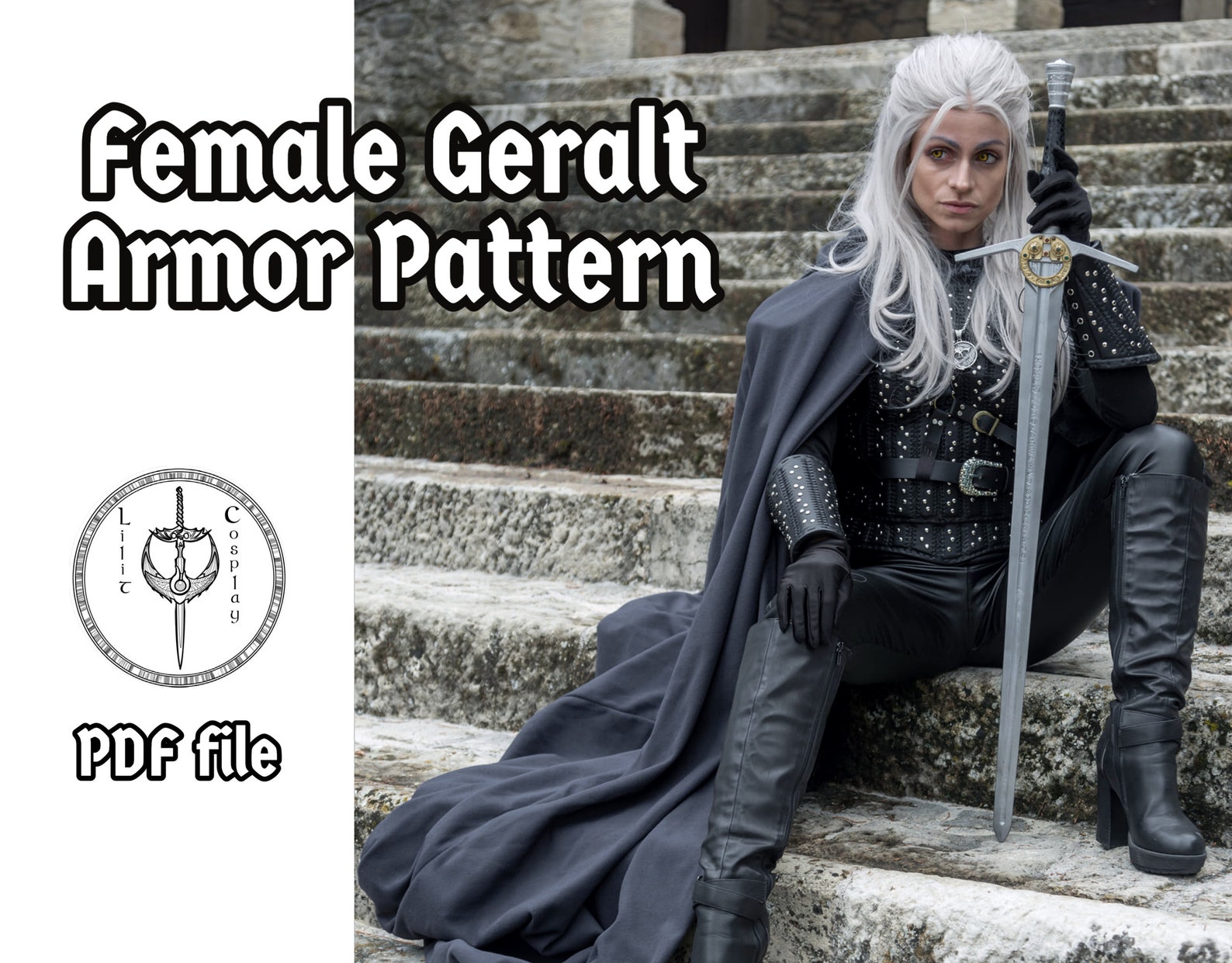 EVA Foam Armor Patterns - Female Cosplay Template PDF, DIY Armor ...