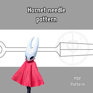 Hornet Needle Pattern: DIY Cosplay Hollow Insect template - Printable PDF File for EVA Foam Crafting