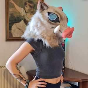Boar Mask PDF File Pattern for EVA Foam - With Step by Step Video Tutorial, Includes Fur Pattern