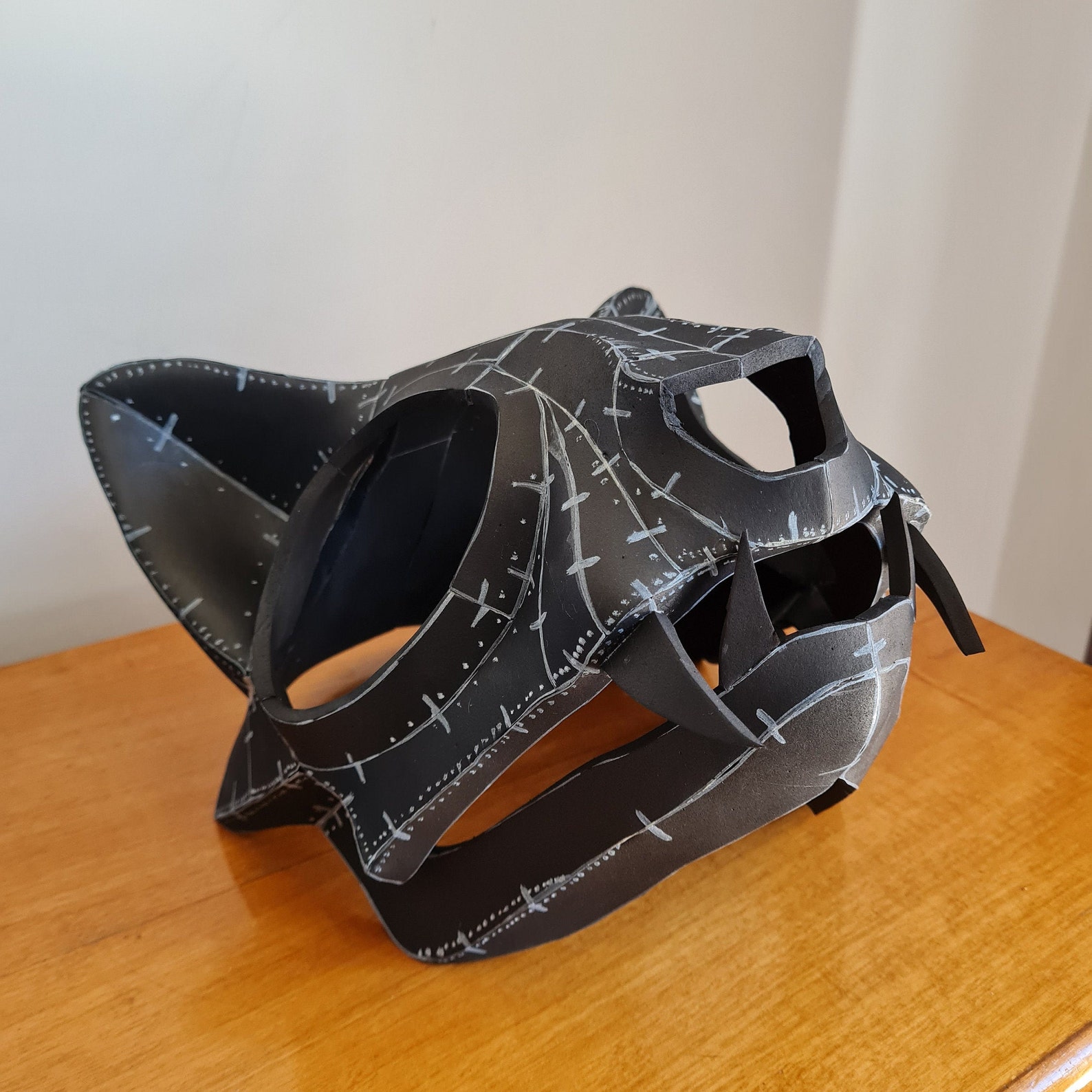 Cat Skull Mask PDF Pattern Template for EVA Foam - Etsy