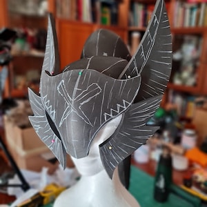 Patrón de espuma EVA para armadura femenina de Narga: tutorial en PDF y video para cosplay para fans de Hunter imagen 10