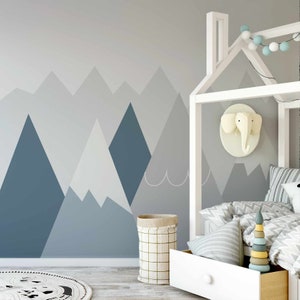 Bowdly Wallpaper Mural - pattern wallpaper mural, removable self-adhesive wallpaper, repeat wallpaper, symmetrical, wallpaper