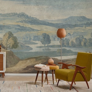 Ancient Rome Countryside Painting Wallpaper Mural - Removable Self-adhesive Wallpaper - Peel and Stick