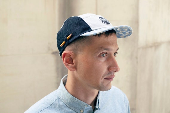 Handmade Five Panel Hat. Unstructured 5 
